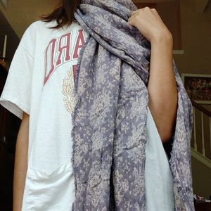 Purple Patterned Scarf from Urban Outfitters